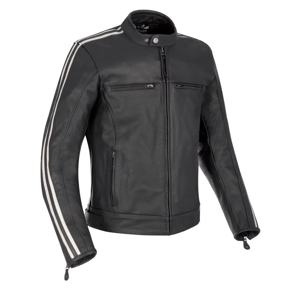 Oxford Products BLADON MS LEATHER JACKET BLACK