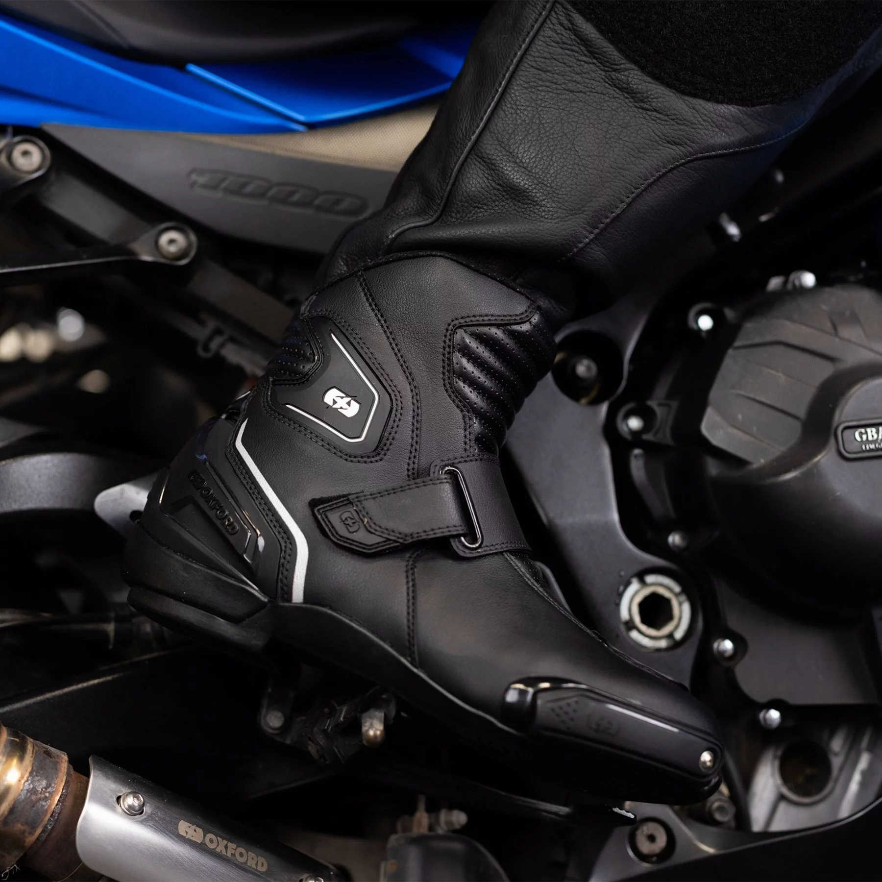 Oxford Products OMEGA AIR SHORT MS BOOT BLK/ WHT