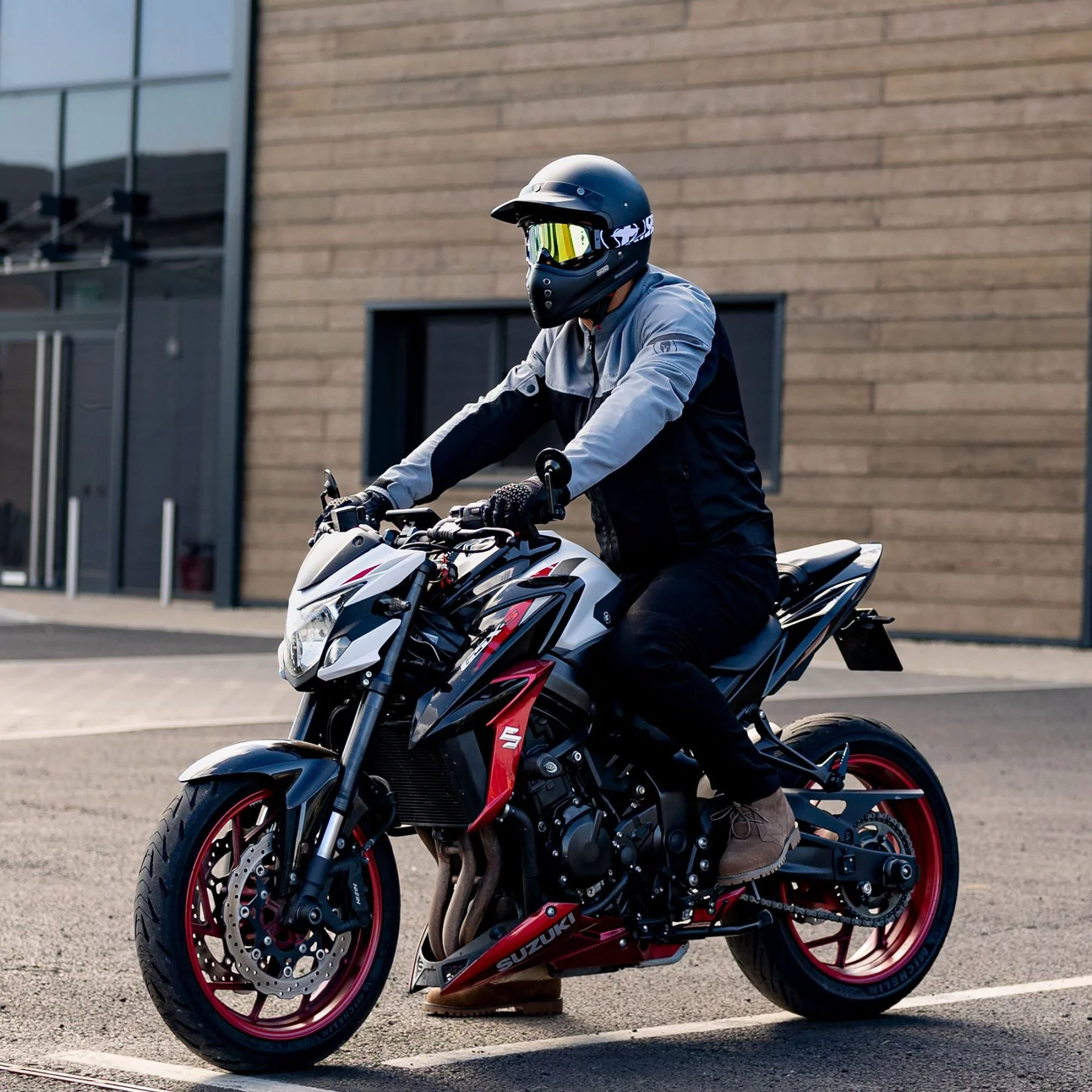 Oxford Products SPARTAN AIR MS JKT GREY/BLK