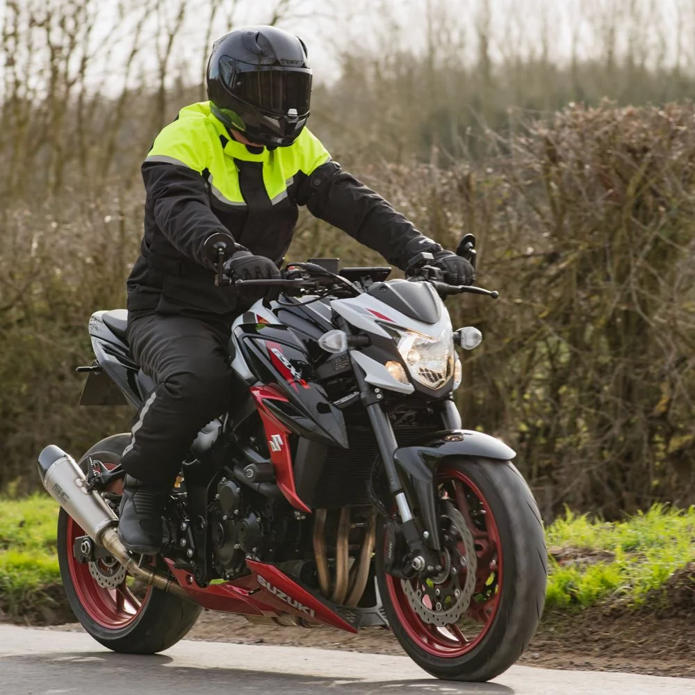 Oxford Products SPARTAN LONG WP MS JKT BLK/FLUO