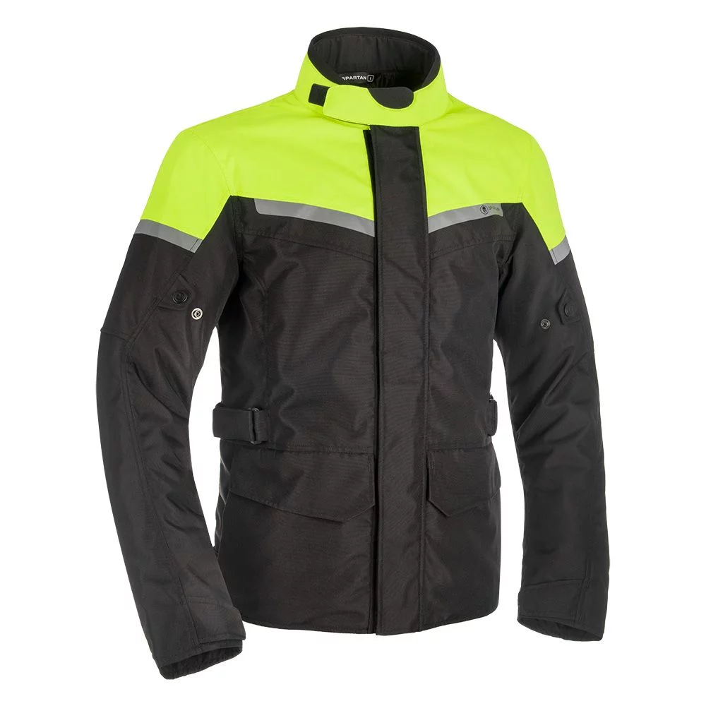 Oxford Products SPARTAN LONG WP MS JKT BLK/FLUO