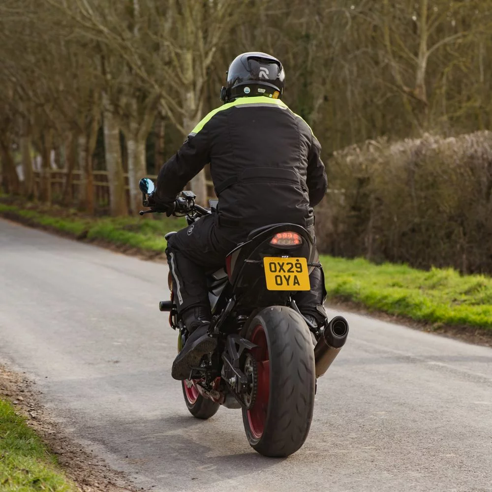 Oxford Products SPARTAN LONG WP MS JKT BLK/FLUO