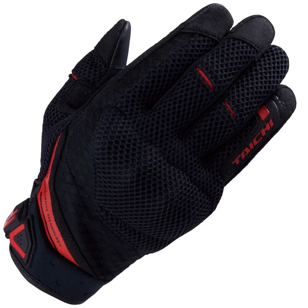RS Taichi RUBBER KNUCKLE BLACK RED
