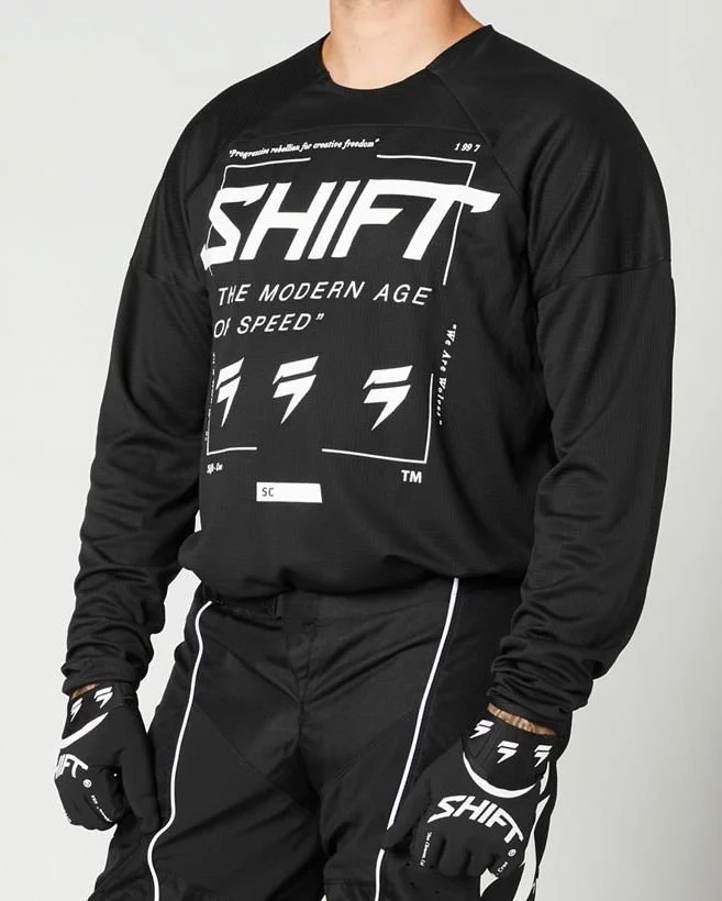 Shift WHITE LABEL BLISS JERSEY [BLACK]