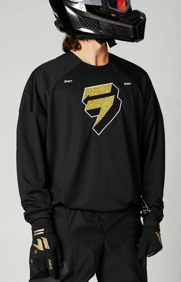Shift WHITE LABEL FLAK JERSEY [BLACK]