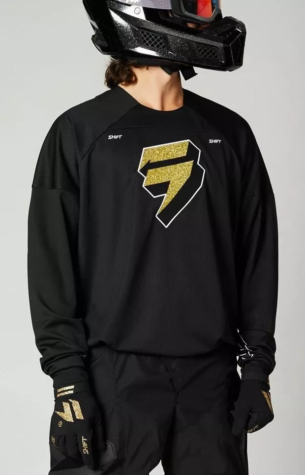 Shift WHITE LABEL FLAK JERSEY [BLACK]