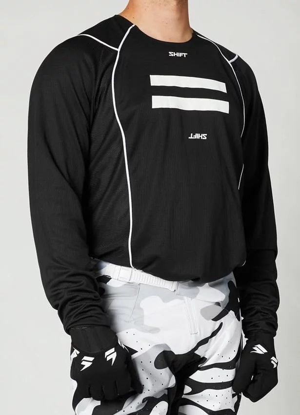 Shift WHITE LABEL G.I. FRO JERSEY [BLACK]