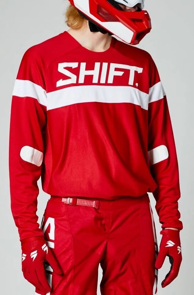 Shift WHITE LABEL HAUT JERSEY [RED]
