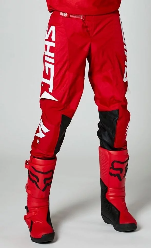 Shift WHITE LABEL TRAC PANT [RED]
