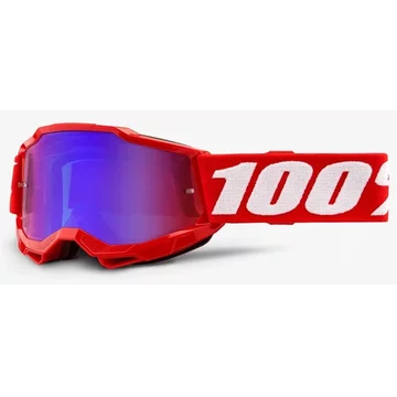 Дитячі окуляри 100 Percent % ACCURI 2 YOUTH GOGGLE RED - MIRROR BLUE LENS