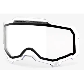 Лінза до окулярів 100 Percent % ARMEGA DUAL REPLACEMENT VENTED LENS - CLEAR