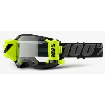 Мото окуляри 100 Percent % STRATA 2 FORECAST GOGGLE BLACK - CLEAR LENS