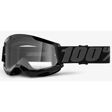 Мото окуляри 100 Percent % STRATA 2 GOGGLE BLACK - CLEAR LENS