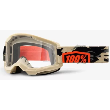 Мото окуляри 100 Percent % STRATA 2 GOGGLE KOMBAT - CLEAR LENS