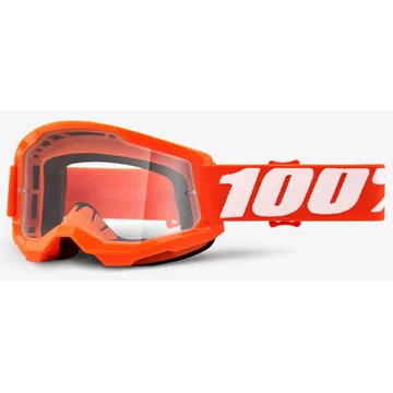 Мото окуляри 100 Percent % STRATA 2 GOGGLE ORANGE - CLEAR LENS