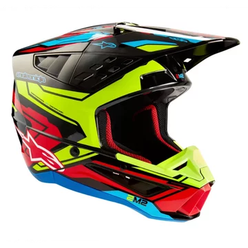 Мотошлем ALPINESTARS S-M5 ACTION 2 BLACK/YELLOW/RED
