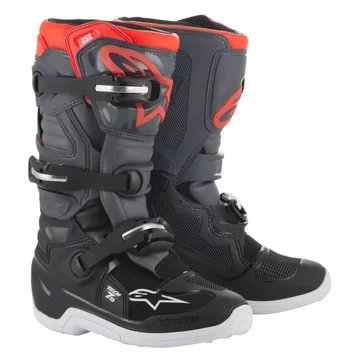 Мотоботы детские ALPINESTARS tech 7s black/gray/red