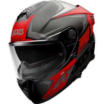 Мотошлем Axxis HAWK SV EVO IXIL B15 RED MATT
