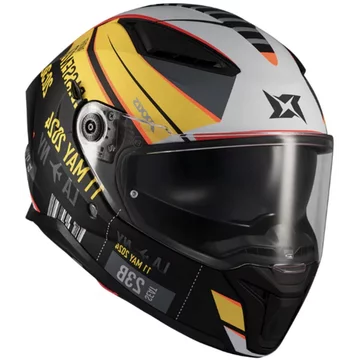 Мотошлем Axxis panther sv passenger b3 yellow matt