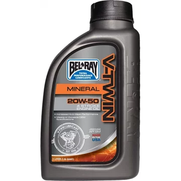 Мото моторне масло Bel-Ray Oil V-TWIN MINERAL [1л]