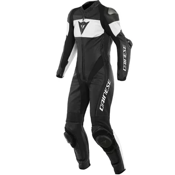 Мотокомбинезон женский цельный Dainese imatra perforated black/ white