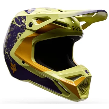 Шлем Fox Head v1 helmet - image print [yellow]