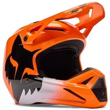 Шолом Fox Head YTH V1 HELMET - SHIELD [FLO ORANGE]