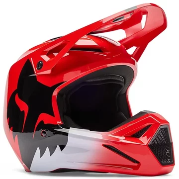 Шолом Fox Head yth v1 helmet - shield [flo red]