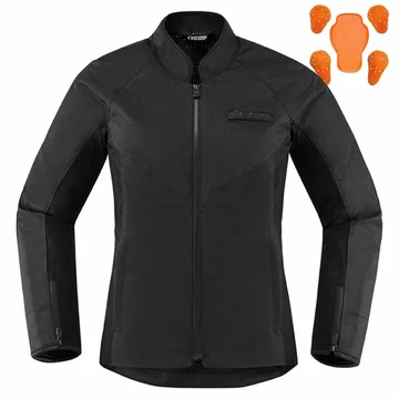 Мотокуртка женская Icon HOOLIGAN PERFORATED