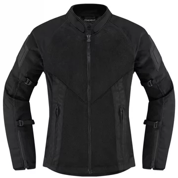 Мотокуртка женская Icon mesh af black