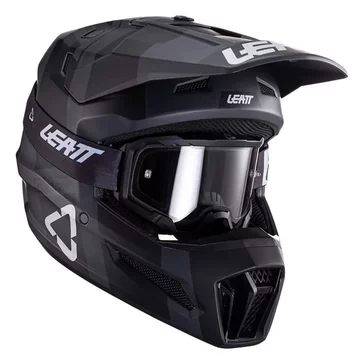 Шолом Leatt HELMET MOTO 3.5 + GOGGLE [BLACK]
