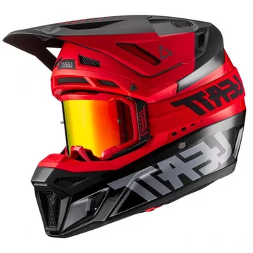 Шолом Leatt HELMET MOTO 8.5 + GOGGLE [RED]