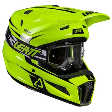 Шолом Leatt moto 3.5 helmet + goggle [neon yellow]