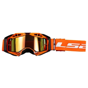 Окуляри LS2 AURA PRO GOGGLE BLACK ORANGE WITH IRIDIUM VISOR