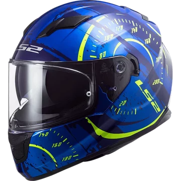 Шолом LS2 FF320 STREAM EVO TACHO BLUE HI-VIS YELLOW