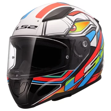 Мотошлем LS2 FF353 RAPID 2 XDRON WHITE NEON ORANGE