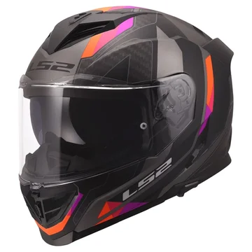 Мотошлем LS2 ff818 storm 3 sporty black purple