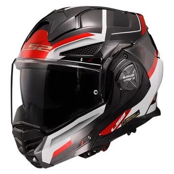 Шолом модулярний LS2 FF901 ADVANT X SPECTRUM BLACK WHITE RED