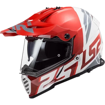 Шолом LS2 MX436 PIONEER EVO EVOLVE RED WHITE