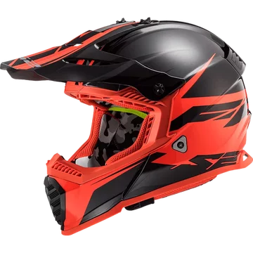 Кросовий шолом LS2 MX437 FAST EVO ROAR MATT BLACK RED