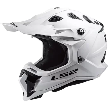 Мотошолом LS2 MX700 SUBVERTER EVO SINGLE MONO GLOSS WHITE