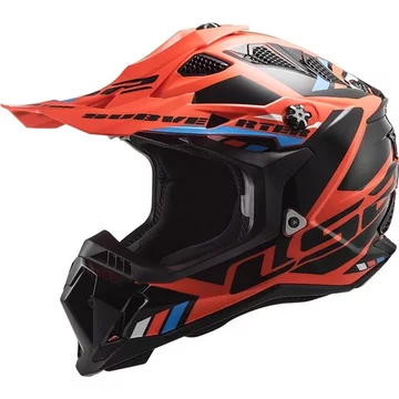 Мотошолом LS2 MX700 SUBVERTER EVO STOMP FLUO ORANGE BLACK