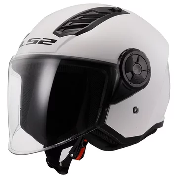 Відкритий шолом LS2 OF616 AIRFLOW 2 SOLID GLOSS WHITE