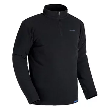  Oxford Products advanced micro fleece 1/2 neck ms top black