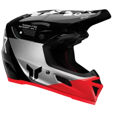 Мотошлем Thor reflex sport strike mips black/red