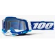 Мото окуляри 100 Percent % RACECRAFT 2 GOGGLE BLUE - CLEAR LENS