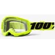 Мото окуляри  % STRATA 2 YOUTH GOGGLE FLUO YELLOW - CLEAR LENS