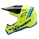 Мотошлем детский ALPINESTARS S-M3 RADIUM YELLOW/BLACK/BLUE