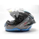 Мотошлем Axxis COBRA RAGE A2 WHITE BLUE