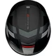 Мотошлем Axxis RACER GP SV FIBER TECH B2 BLACK GRAY MATT